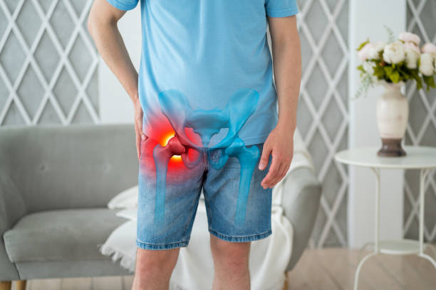 A person suffer from hip joint pain, and take homeopathic treatment from Santosh Homoeo Hall and Clinic